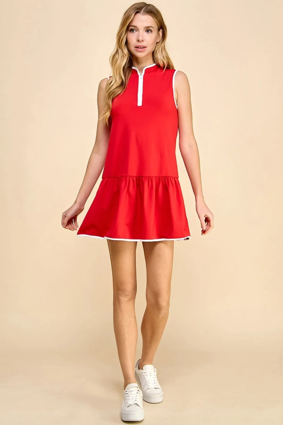 Athletic Quarter Zip Dress