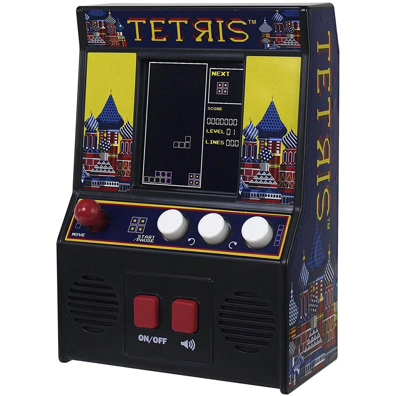 Basic Fun Arcade Classics Tetris Color LCD Retro Mini Arcade Game