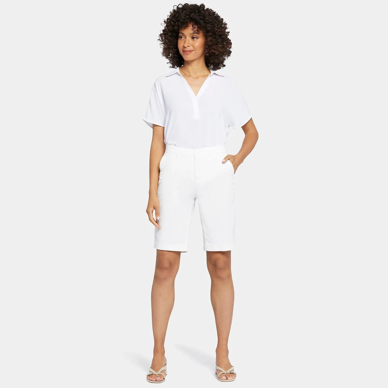 Bermuda Shorts - Optic White