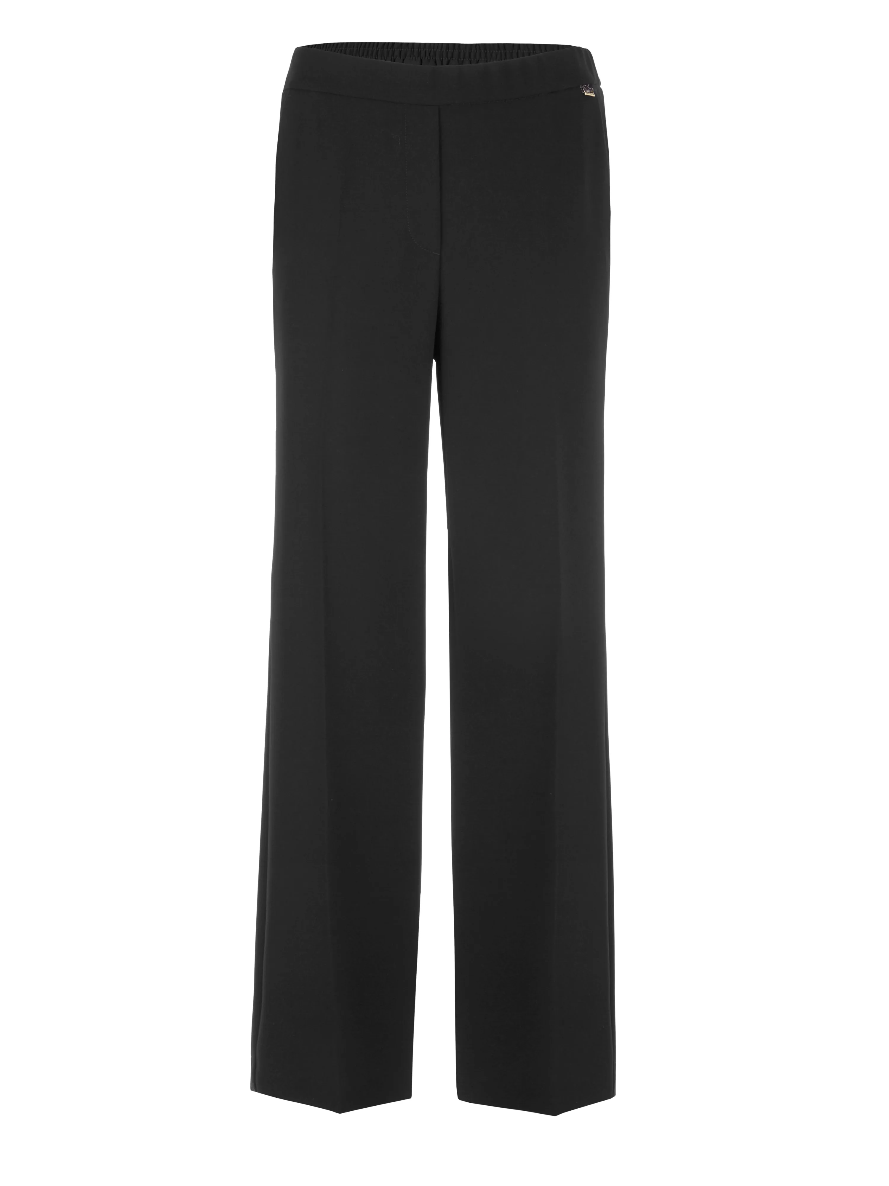 Black Wide Fit Washington Pants