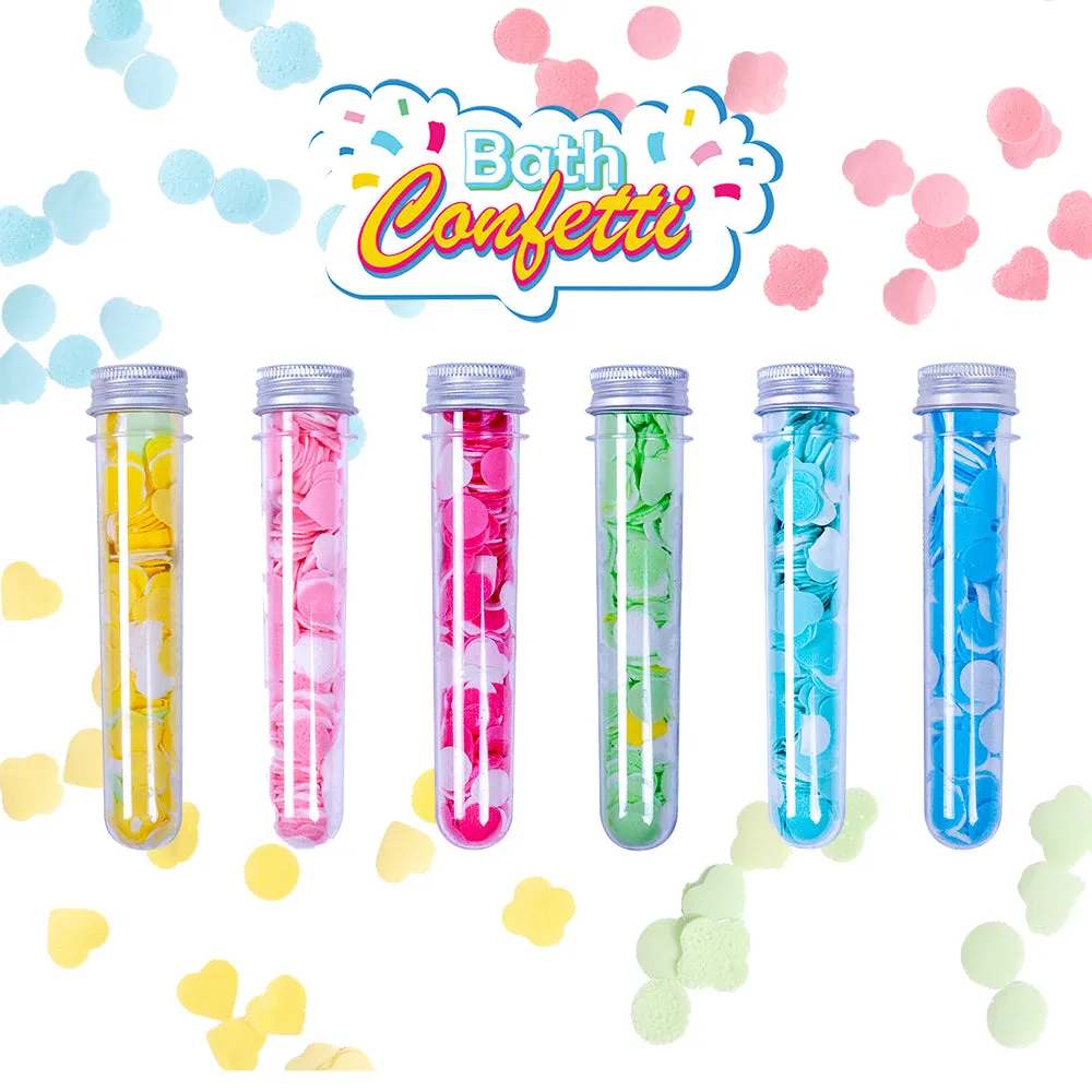 CONFETTI-Tube Paper Flakes Soap Sheets for Washing (24 units) Bath Magic