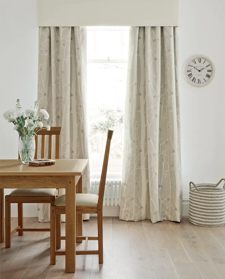 Cottonwood Natural Pencil Pleat Ready Made Curtains