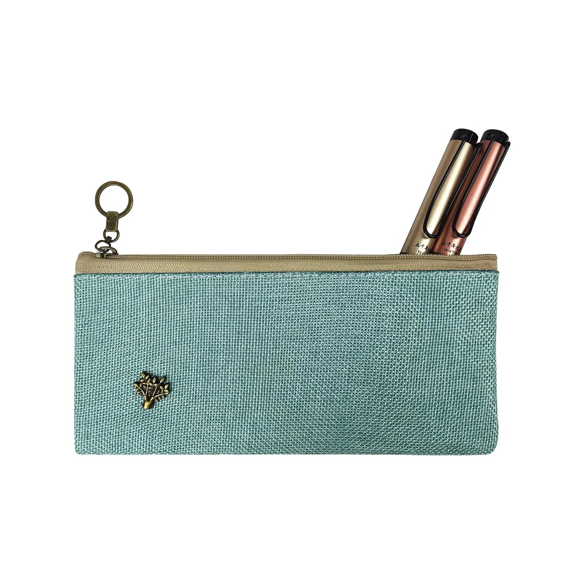 Elegant Textured Pencil Cases  - Assorted Colours