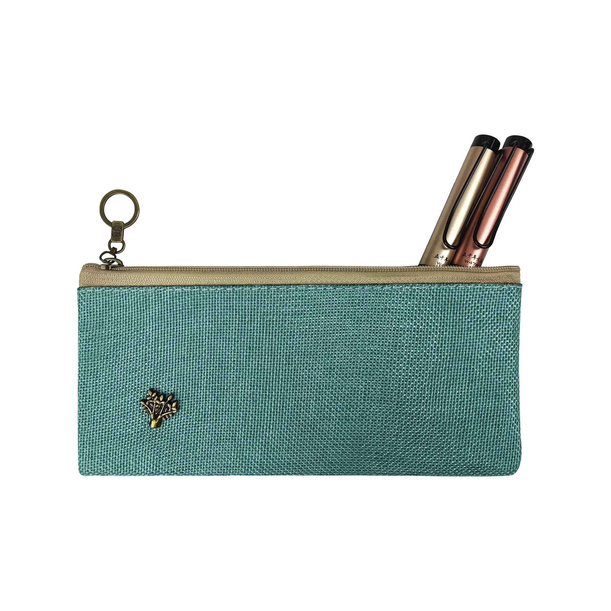 Elegant Textured Pencil Cases  - Assorted Colours