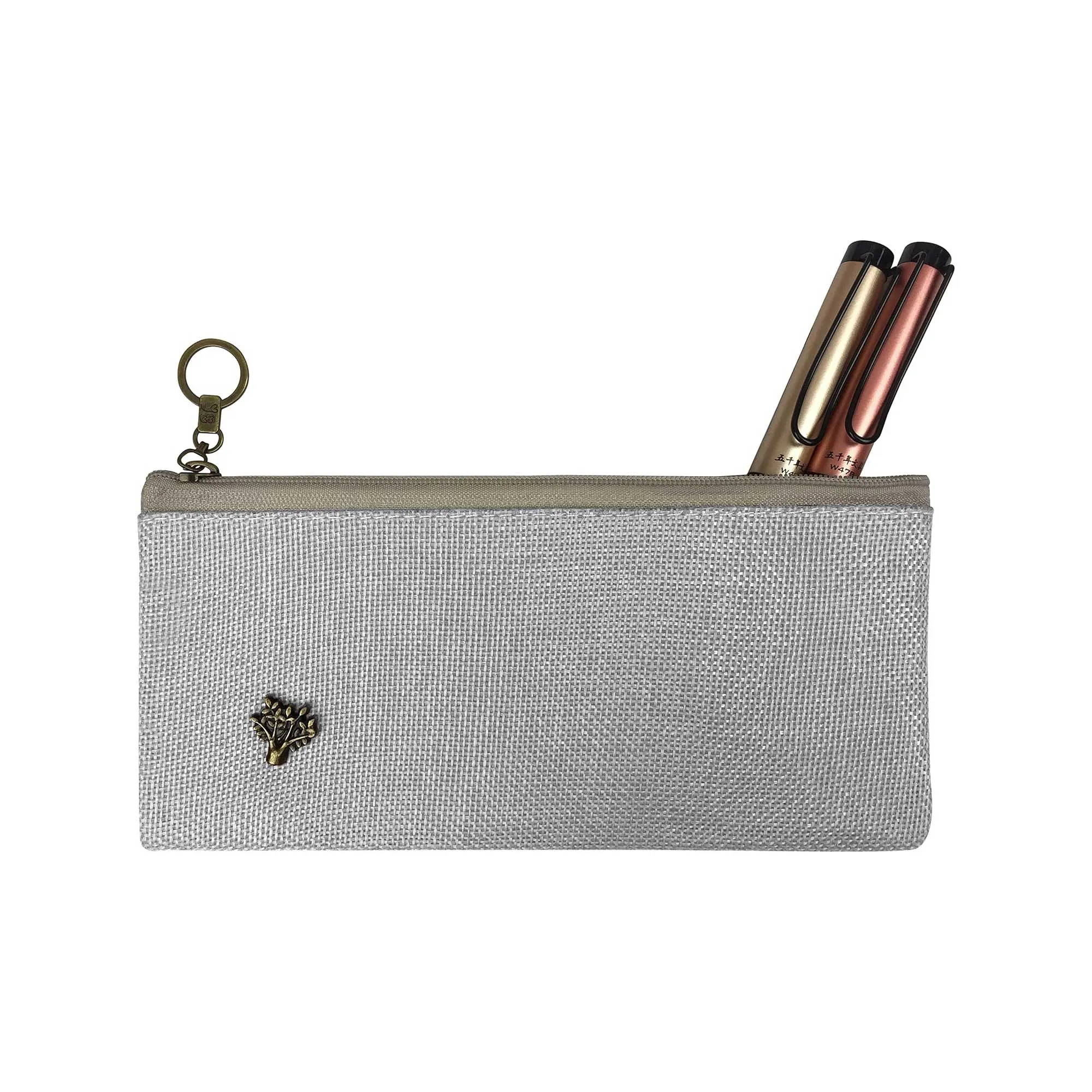 Elegant Textured Pencil Cases  - Assorted Colours