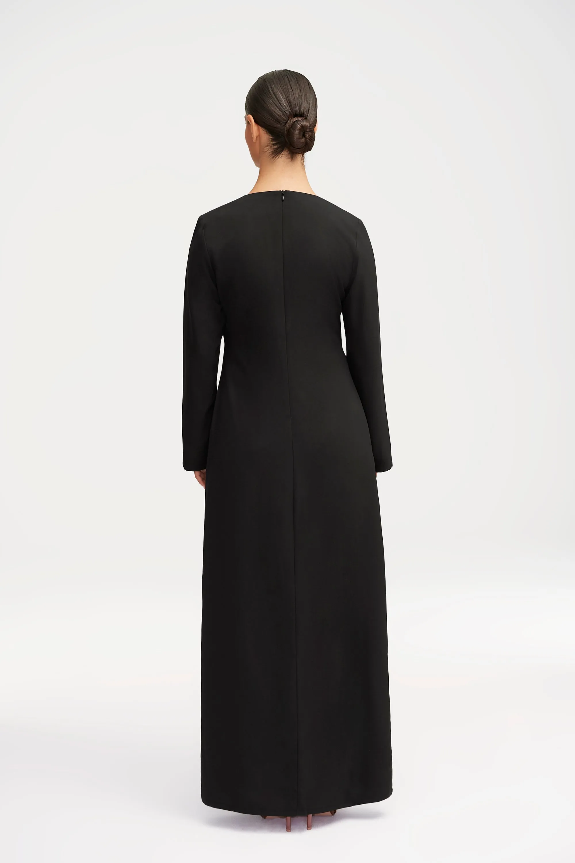 Essential Basic Maxi Dress - Black