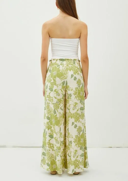 FINAL SALE - Farrah Wide Leg Smocked Pants