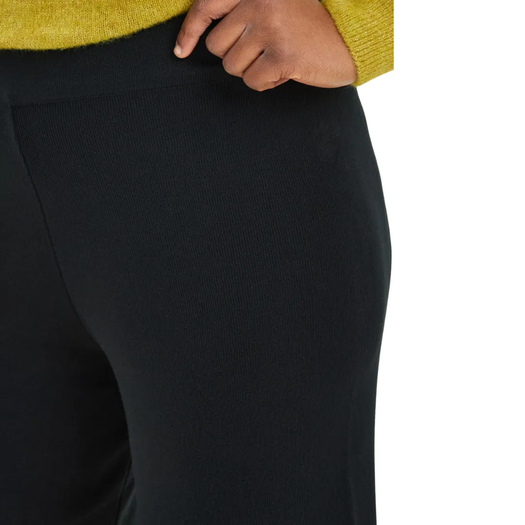 Fine Knit Culotte Trousers - Plus Size