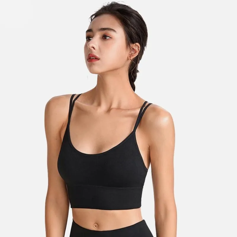 Flattering Crisscross Strap Sportswear Bra