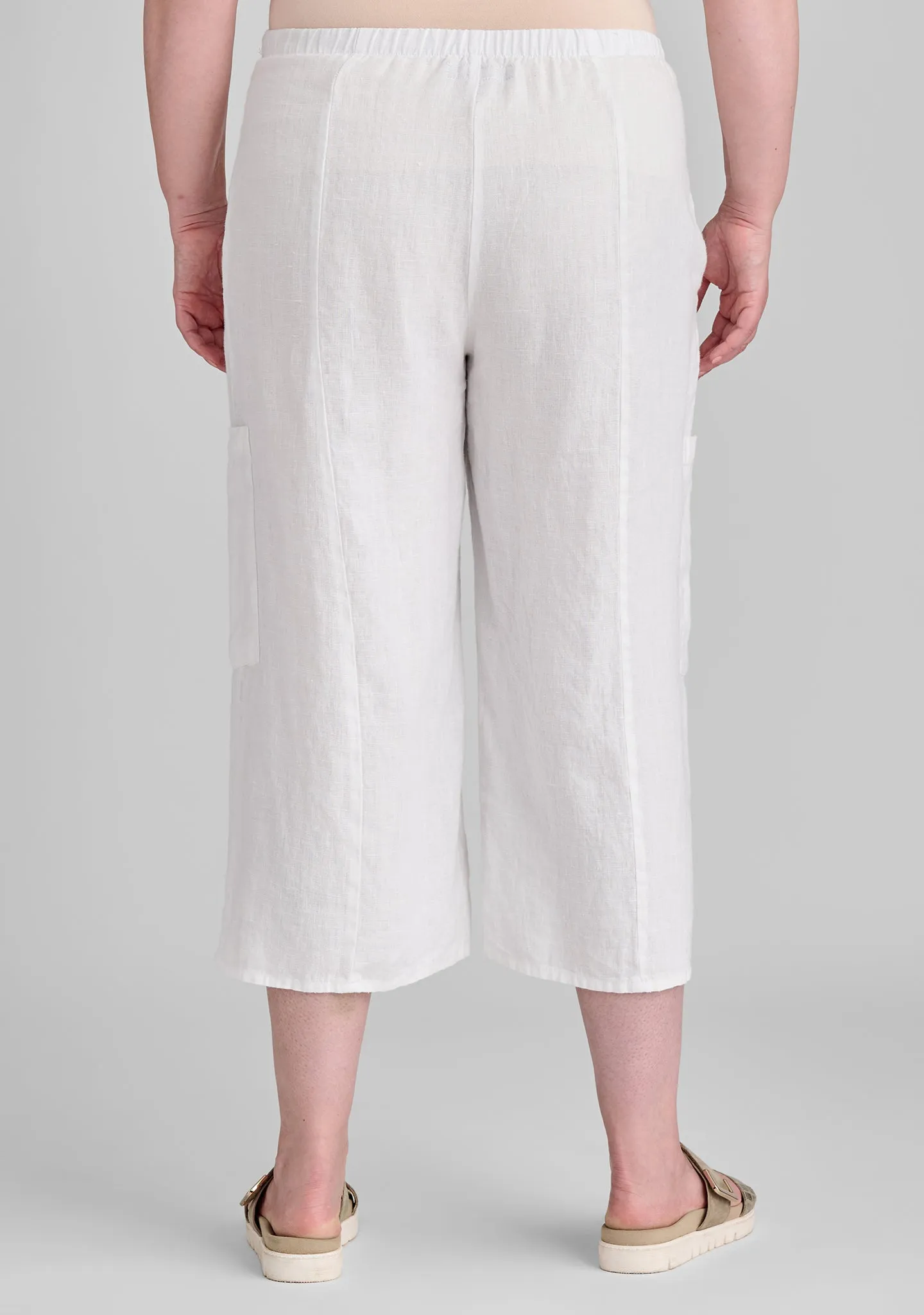 Flattering Crop - Linen Pants