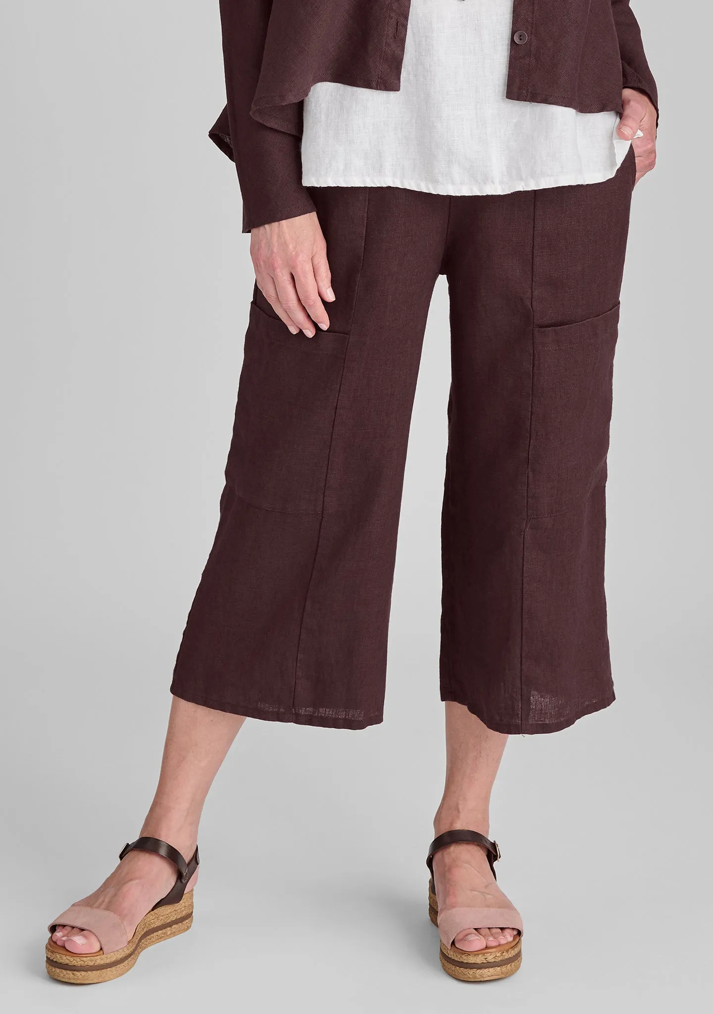 Flattering Crop - Linen Pants