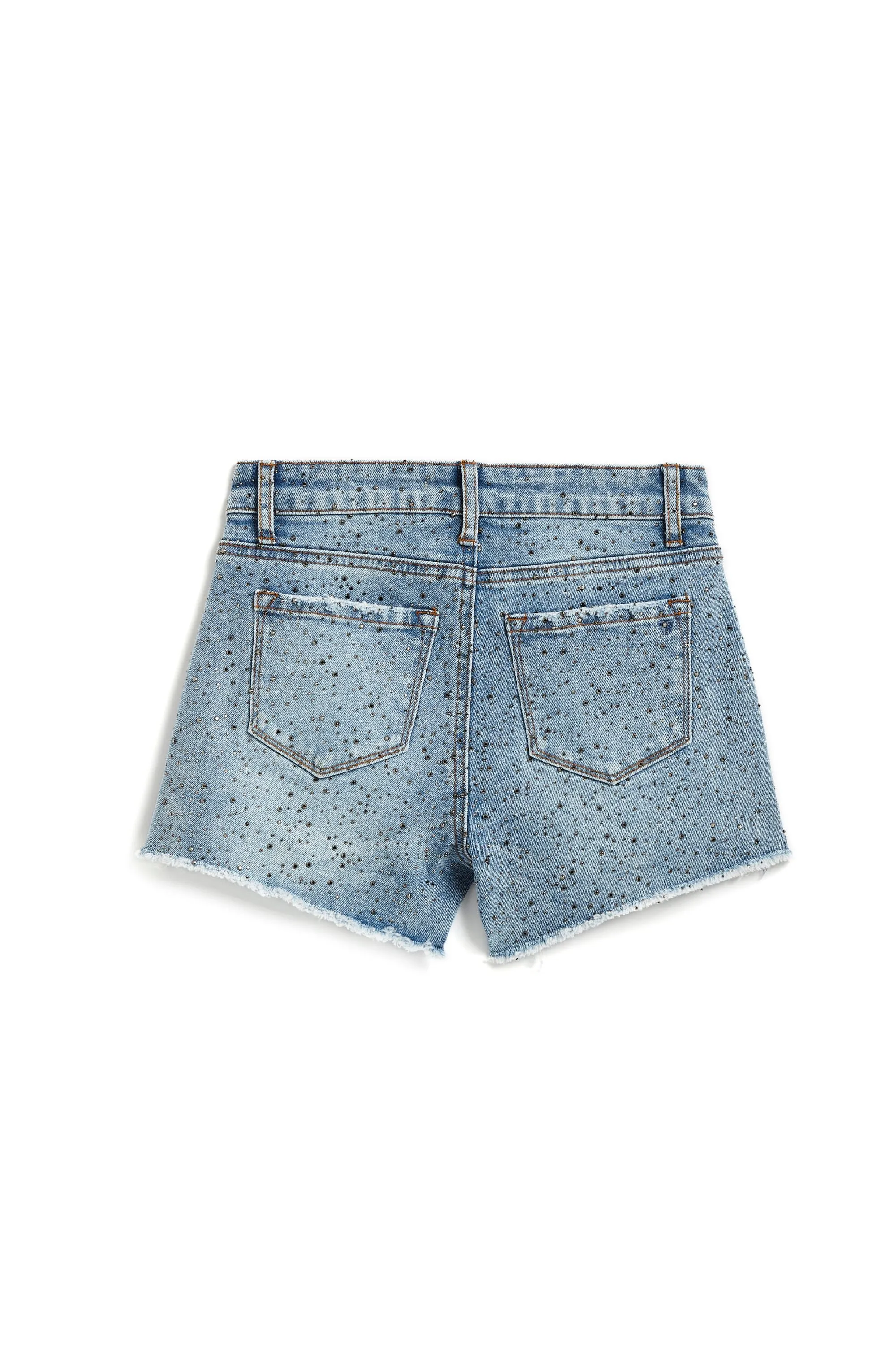 Glitz And Glam Destructed Fray Hem Shorts