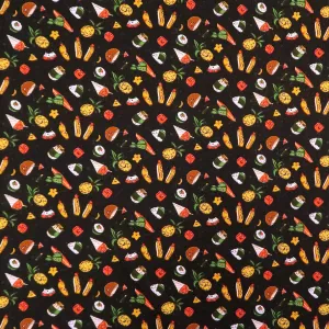 Hawaiian Food Print Gift Wrapping Fabric