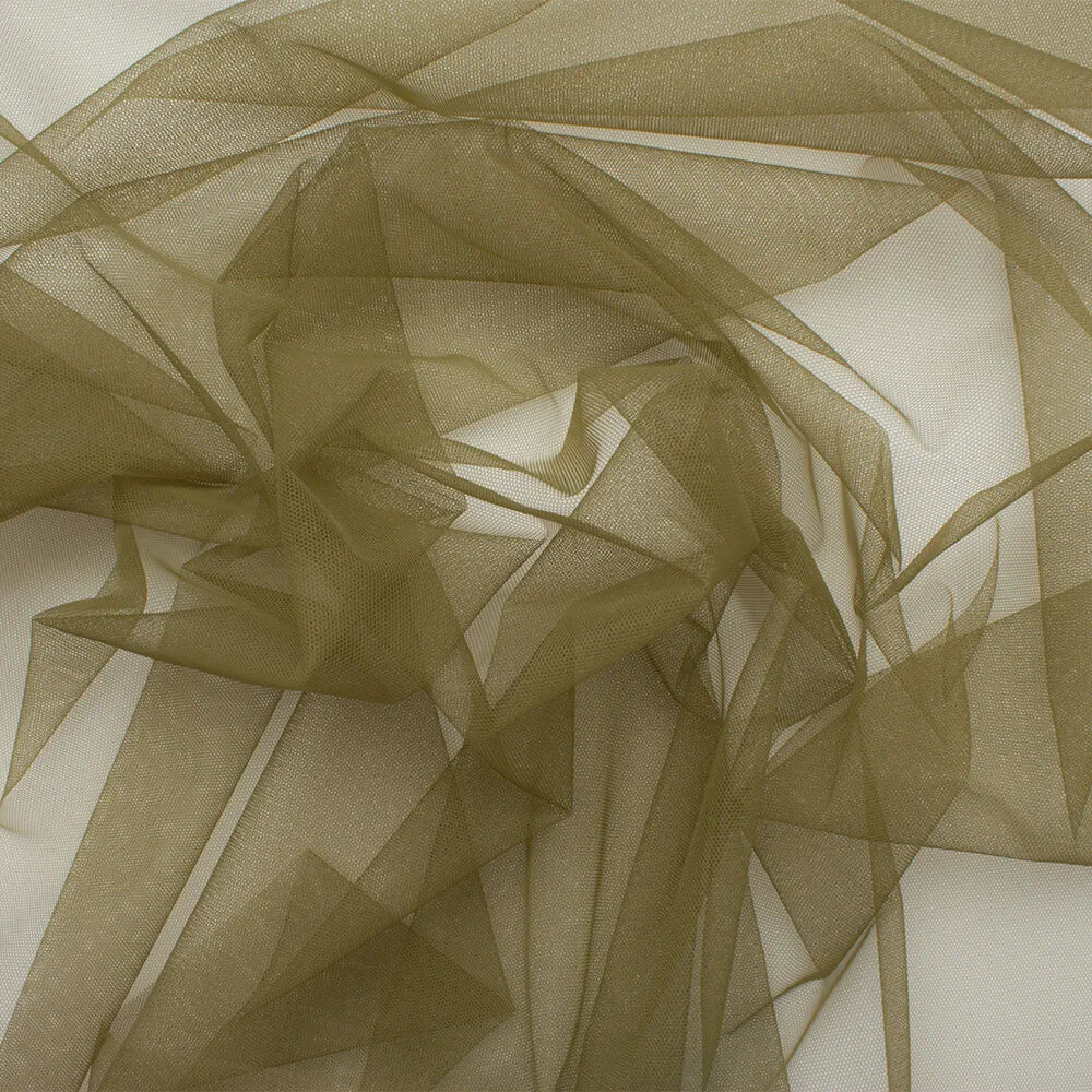 Khaki Polyamide Tulle