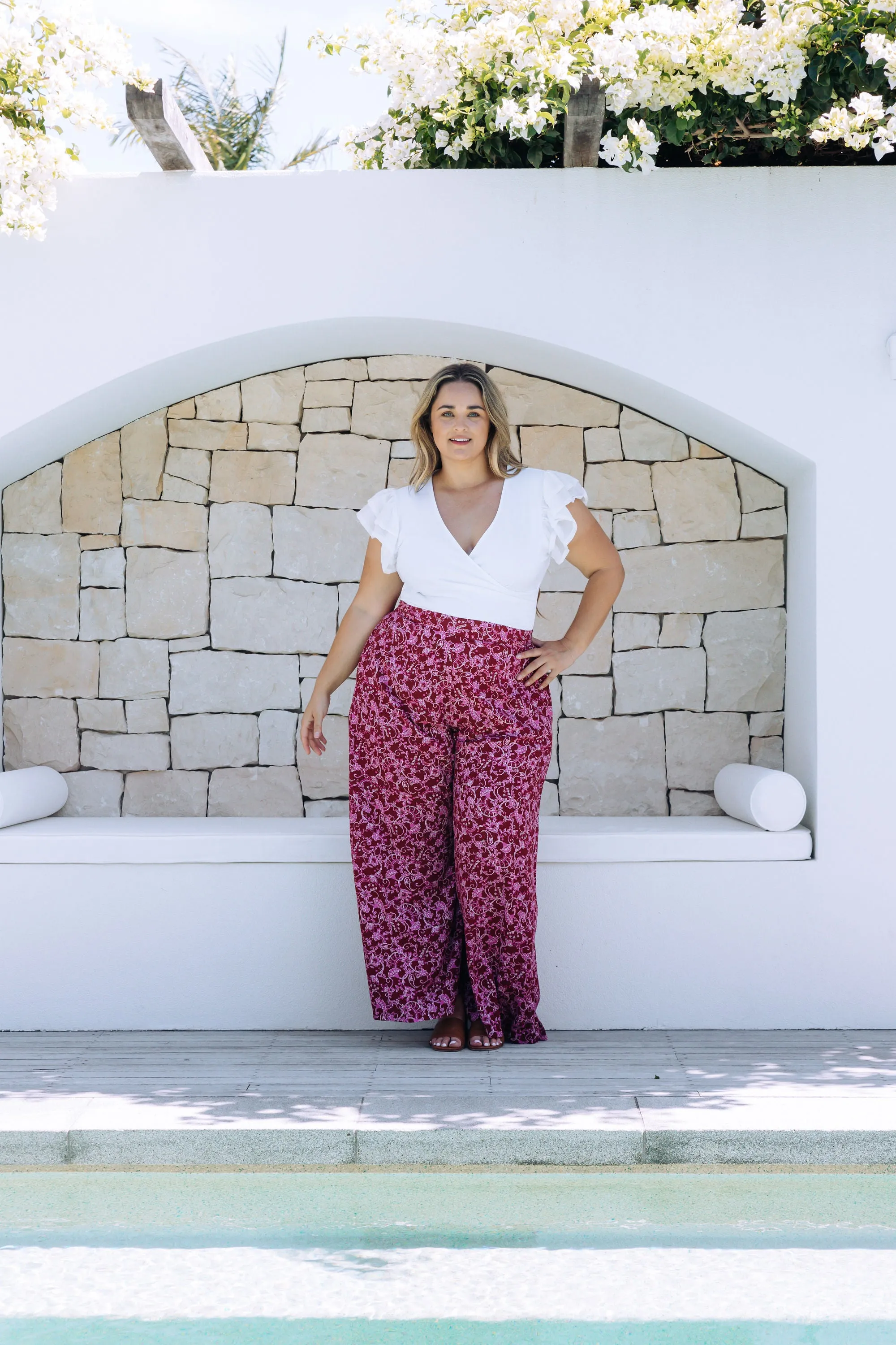 Larsa Pants in Desert Rose