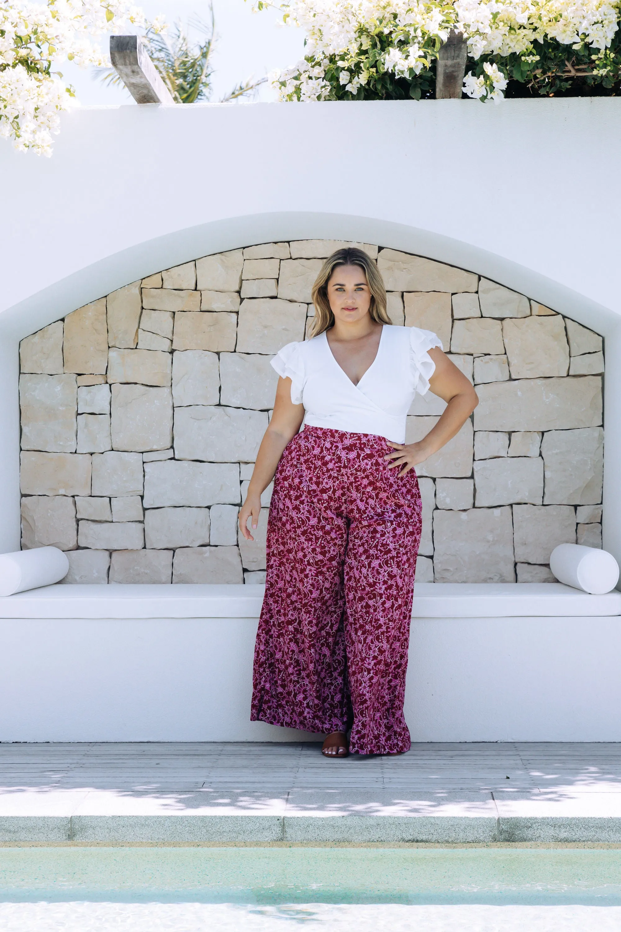 Larsa Pants in Desert Rose