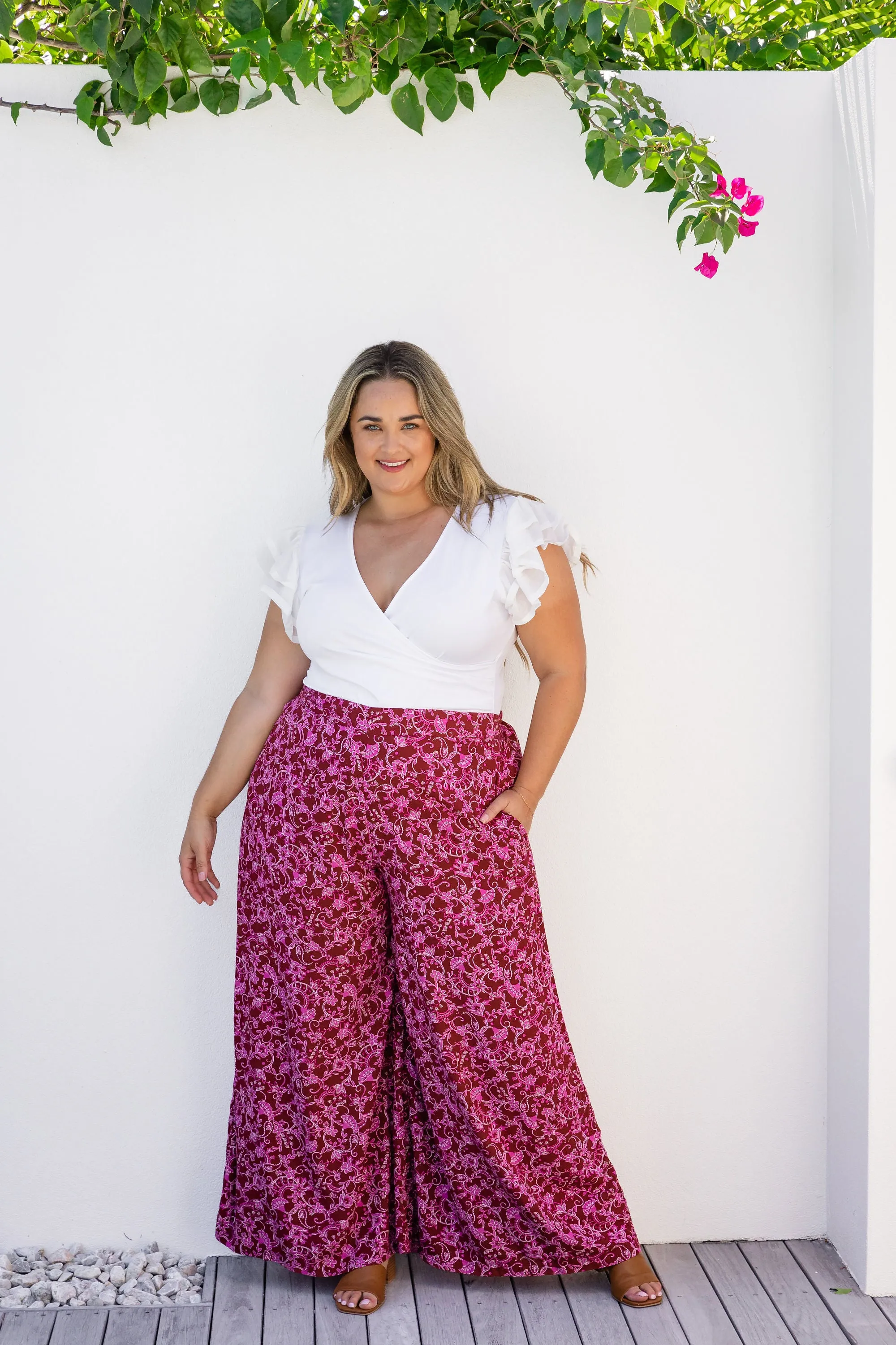 Larsa Pants in Desert Rose