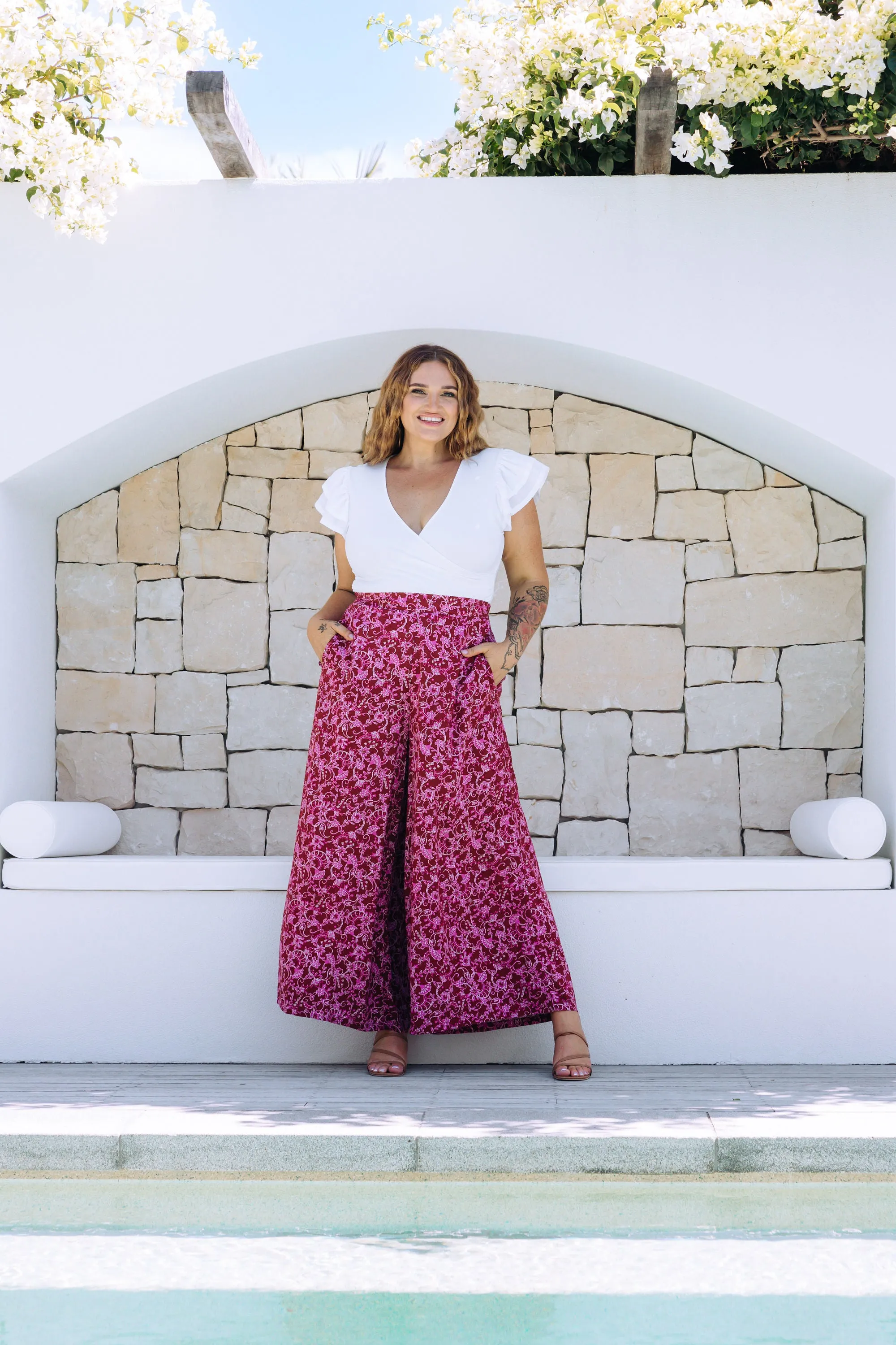 Larsa Pants in Desert Rose