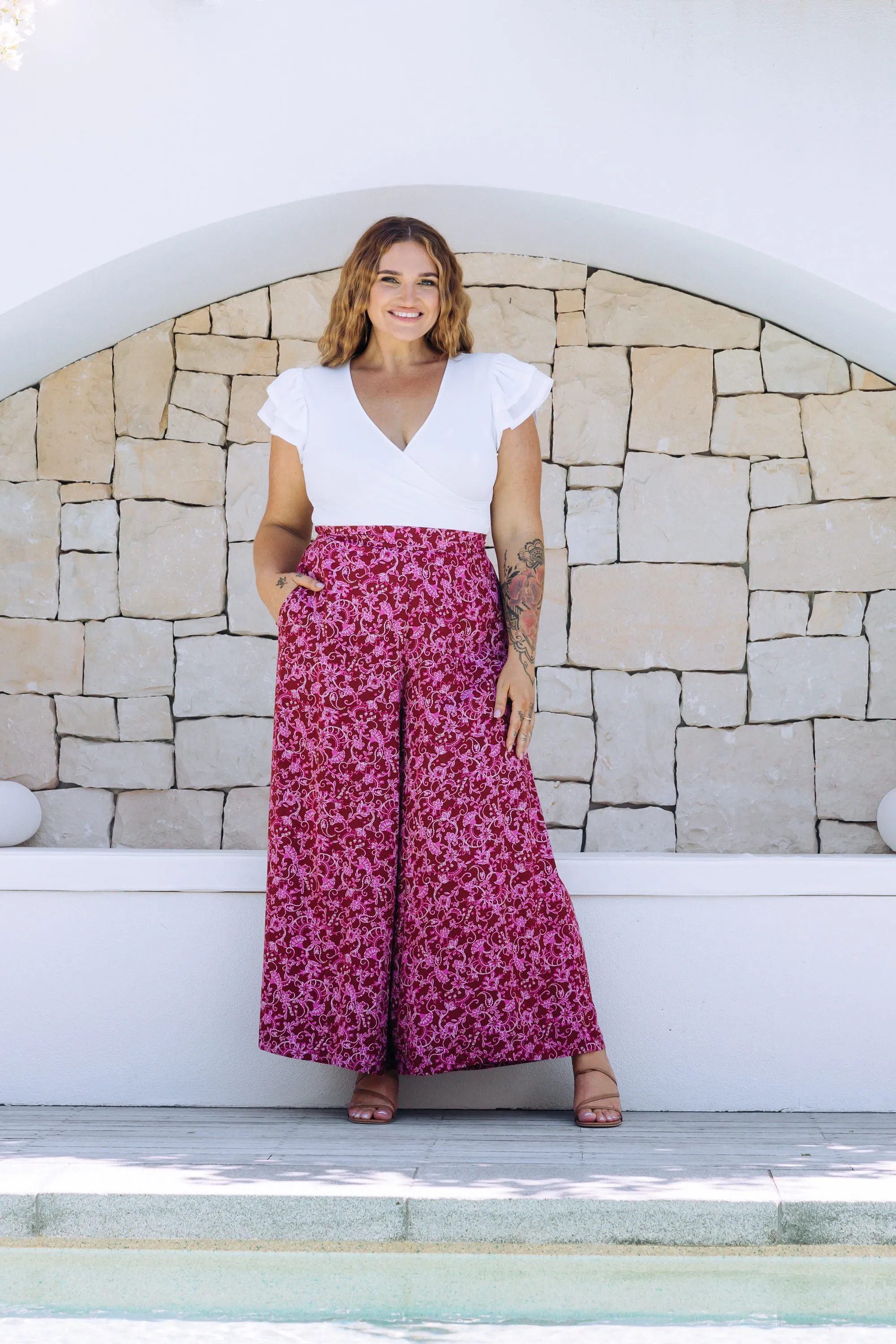 Larsa Pants in Desert Rose