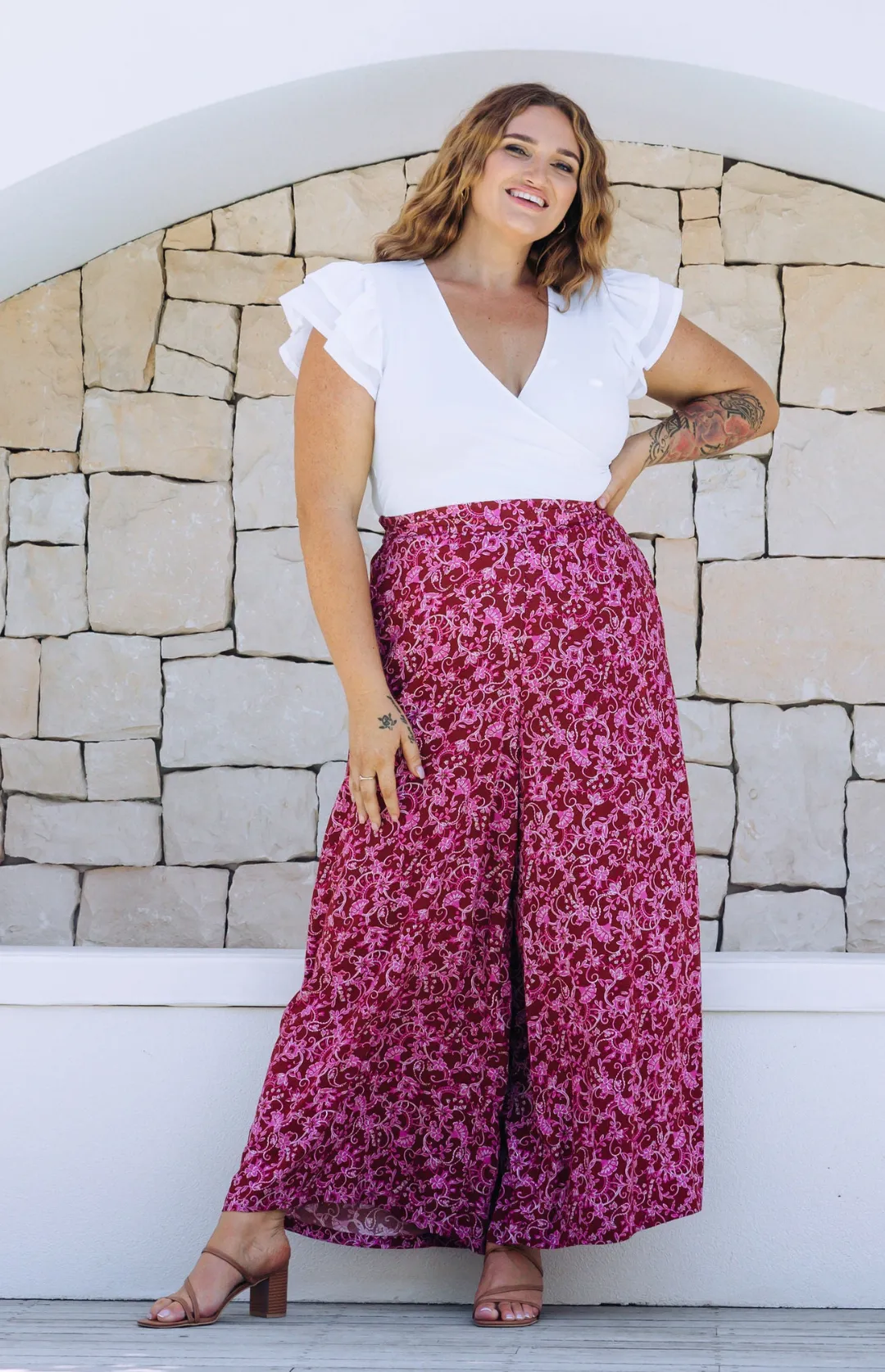 Larsa Pants in Desert Rose