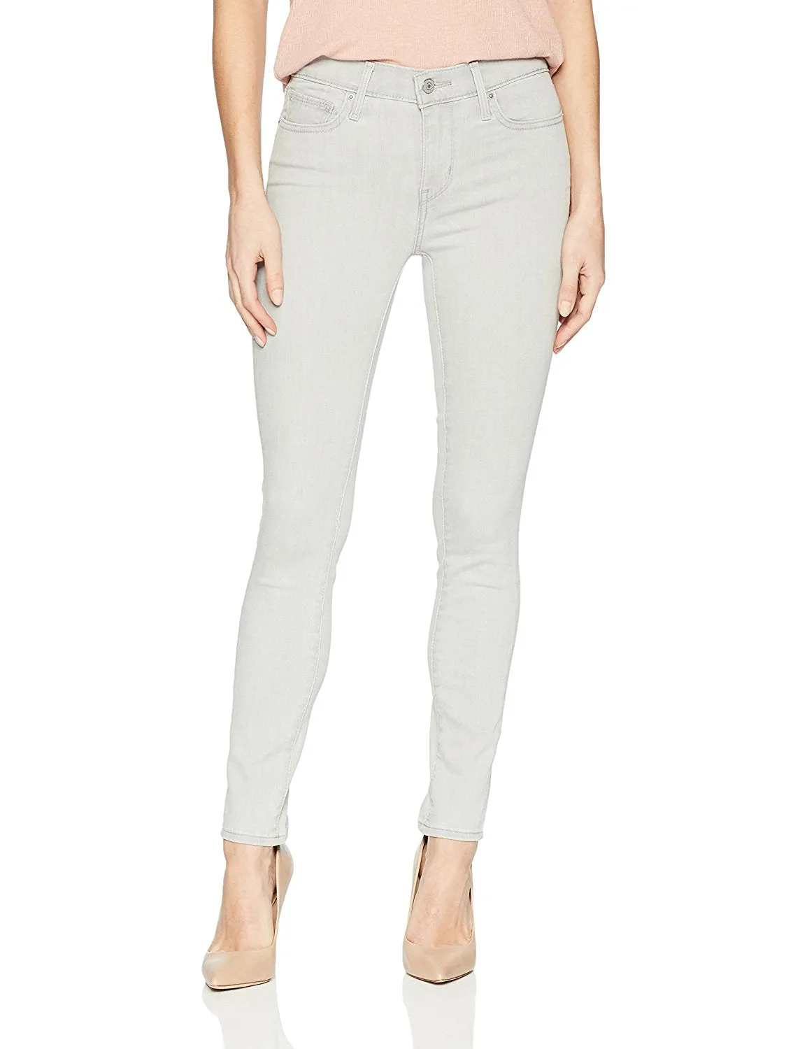 Levi's Women's Slimming Skinny Jeans Grey Day