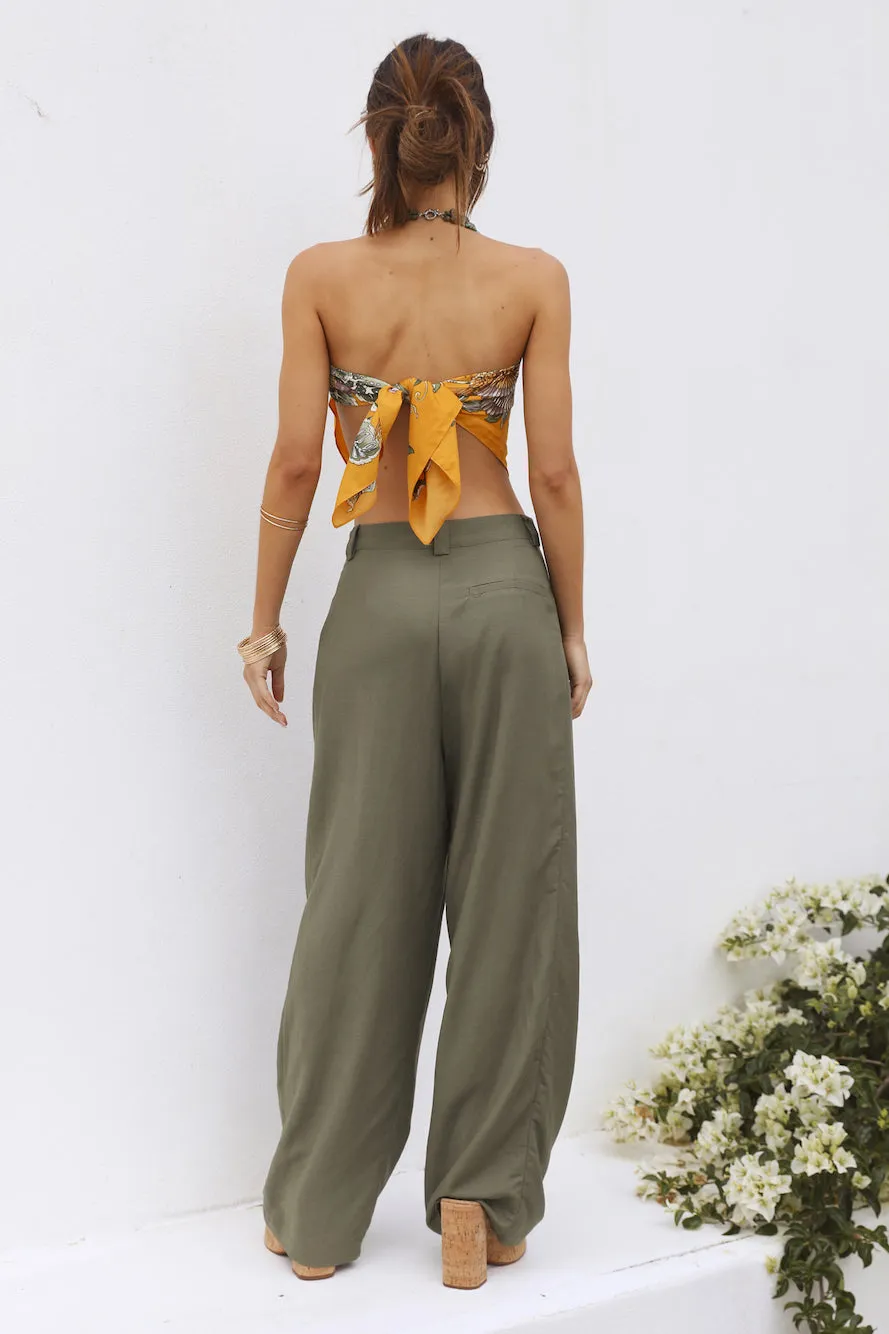 LIONESS La Quinta Pant Khaki