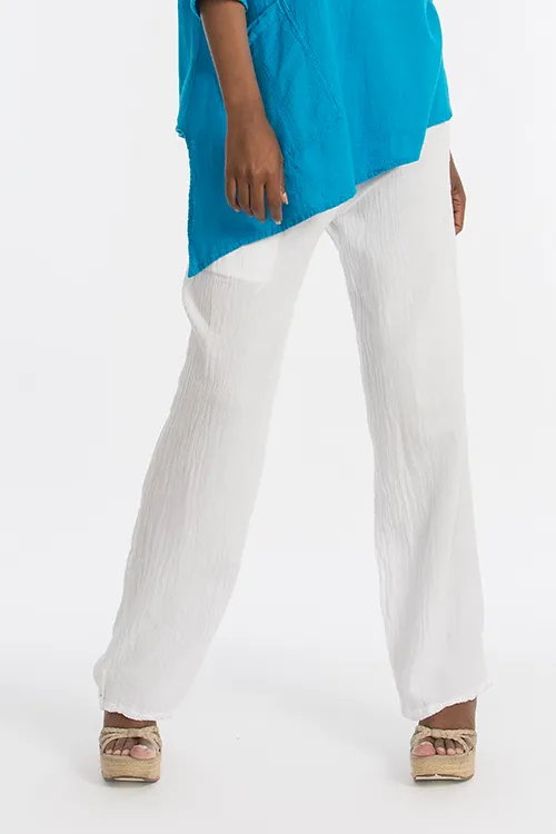 Lisa Pant - Classic with 2 Pockets! 100% Cotton Gauze