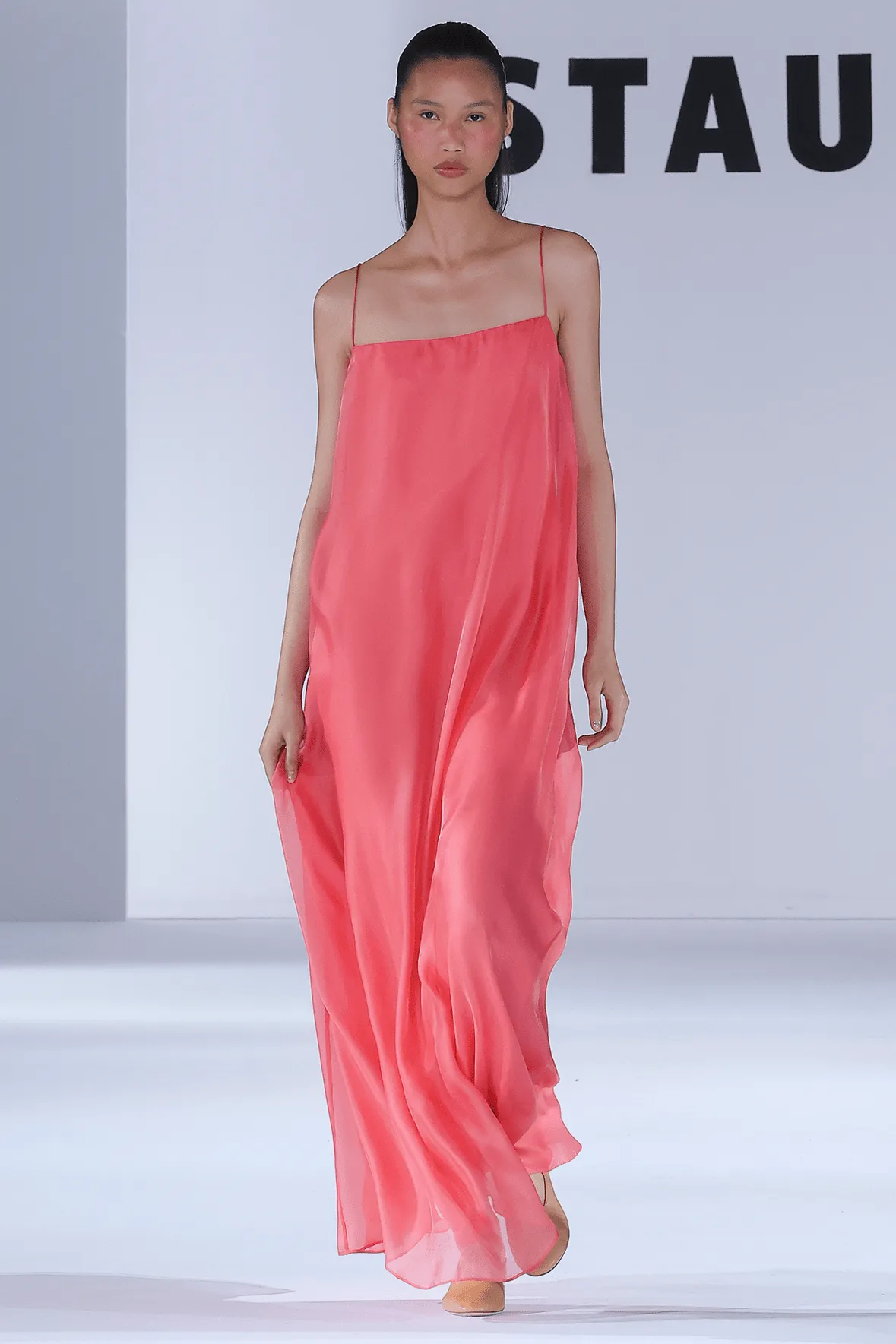 MAXI DELFINA DRESS | FLAMINGO