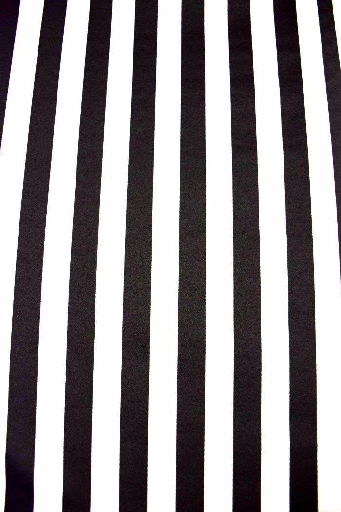 Michael Pants in Black & White Stripe