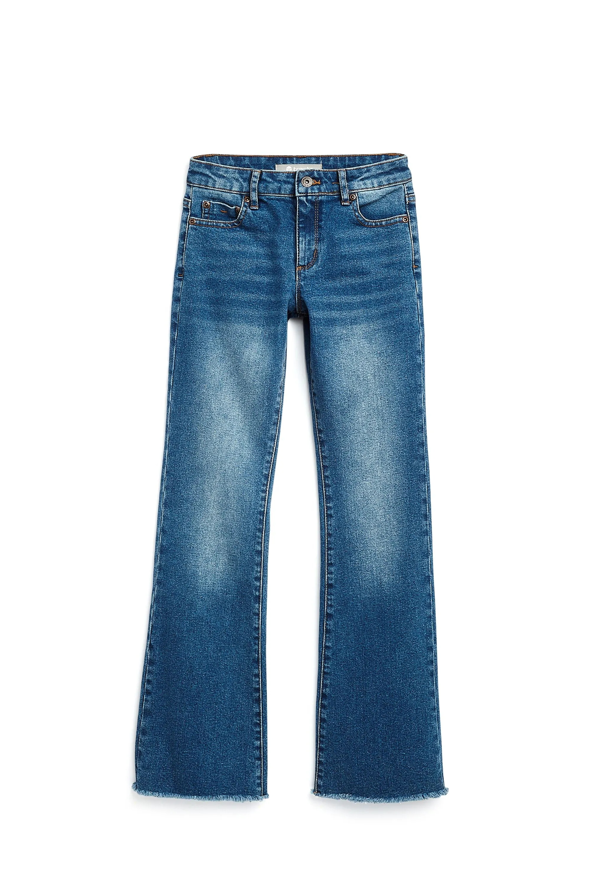 Mid Rise Flare Jeans