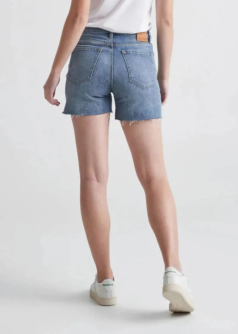 Midweight Denim High Rise Short by DU/ER in Vintage