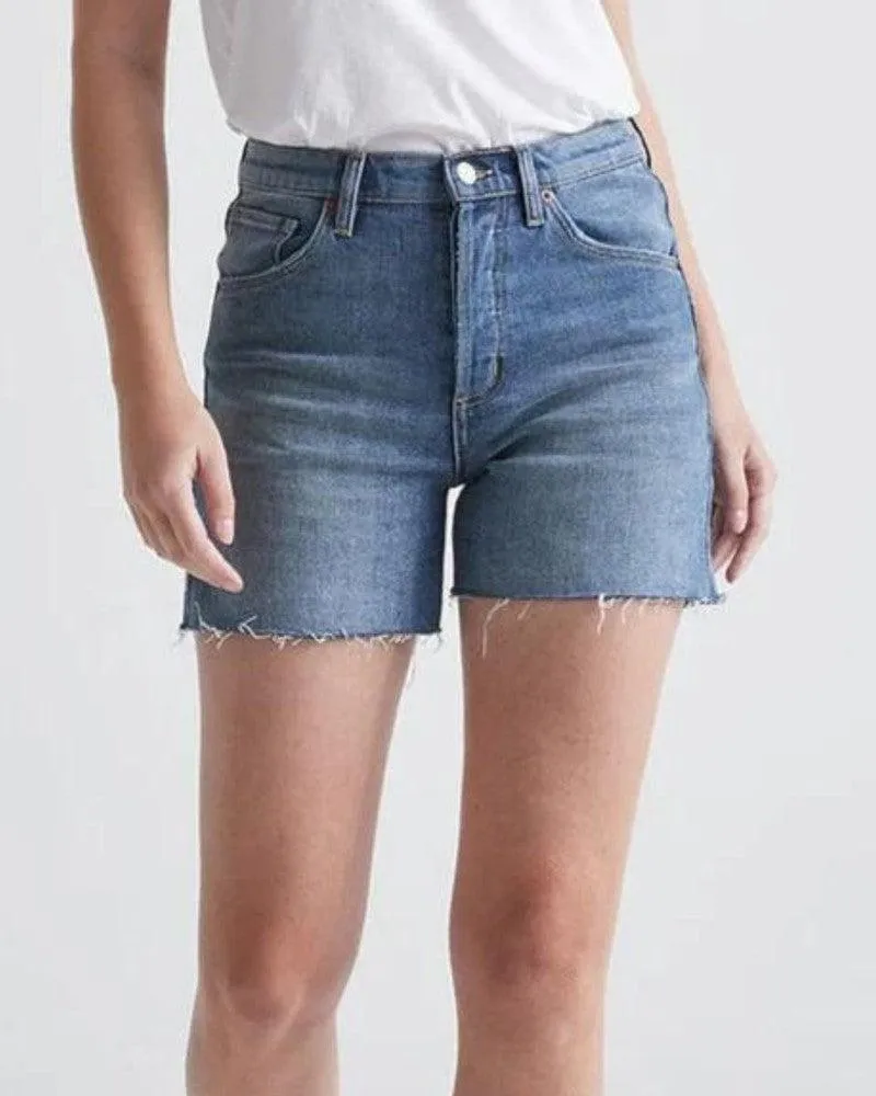 Midweight Denim High Rise Short by DU/ER in Vintage