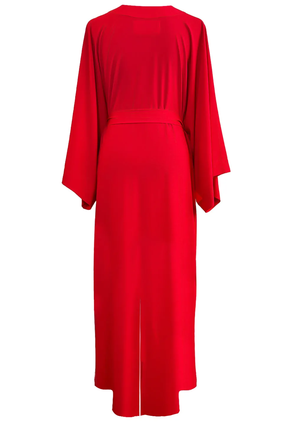 Monochrome - Red Maxi Split Kaftan (Red)