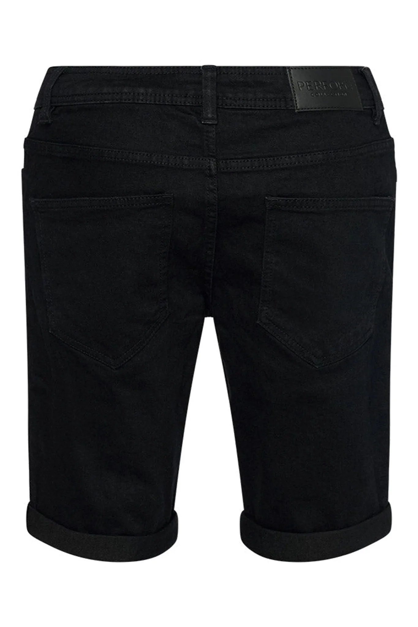 Performance Denim Shorts - Jet Black