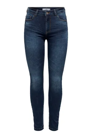 Performance Jeans - Blue denim (mid-waist)