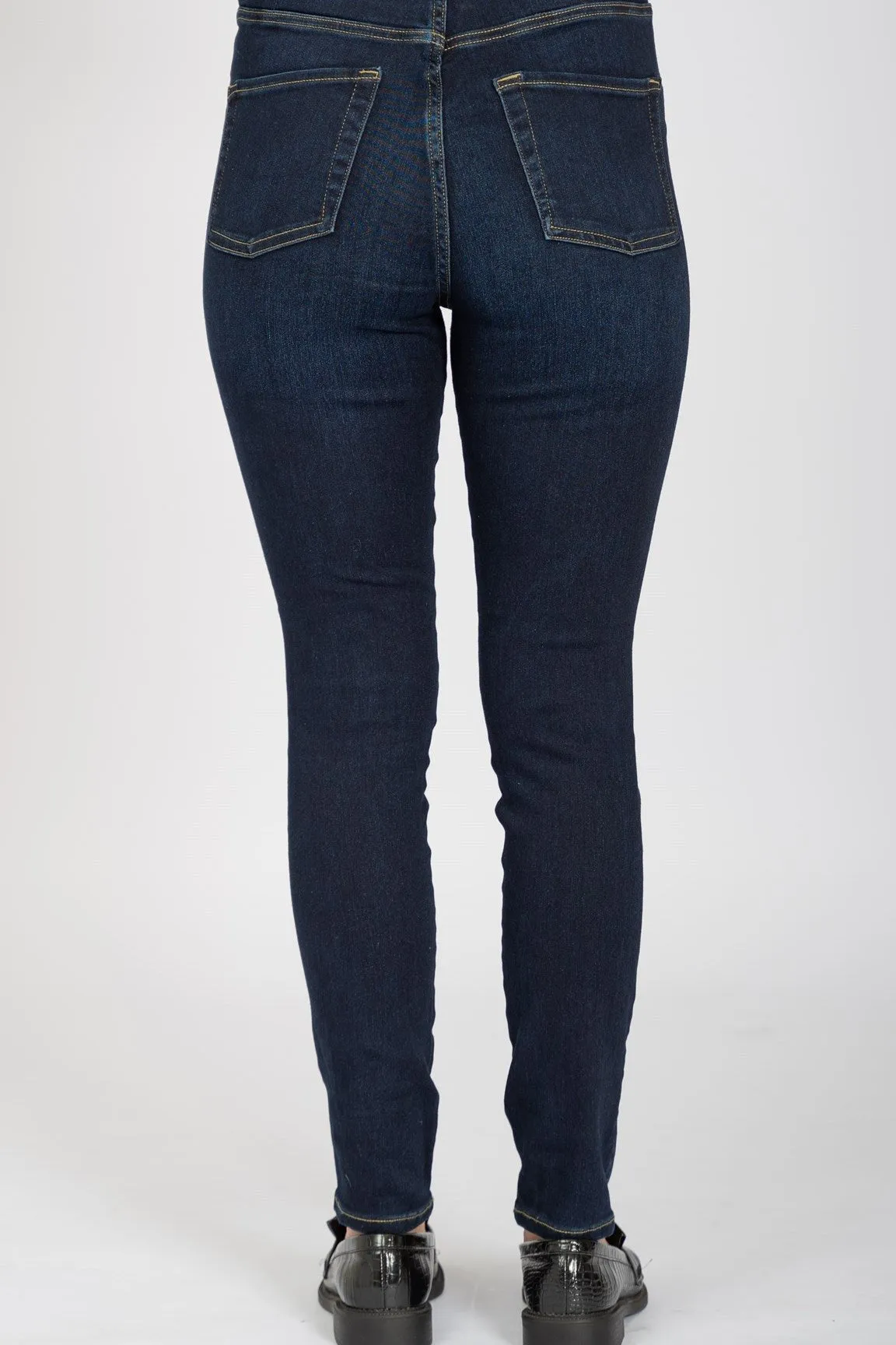 Performance Skinny Jeans - Dark Blue Denim