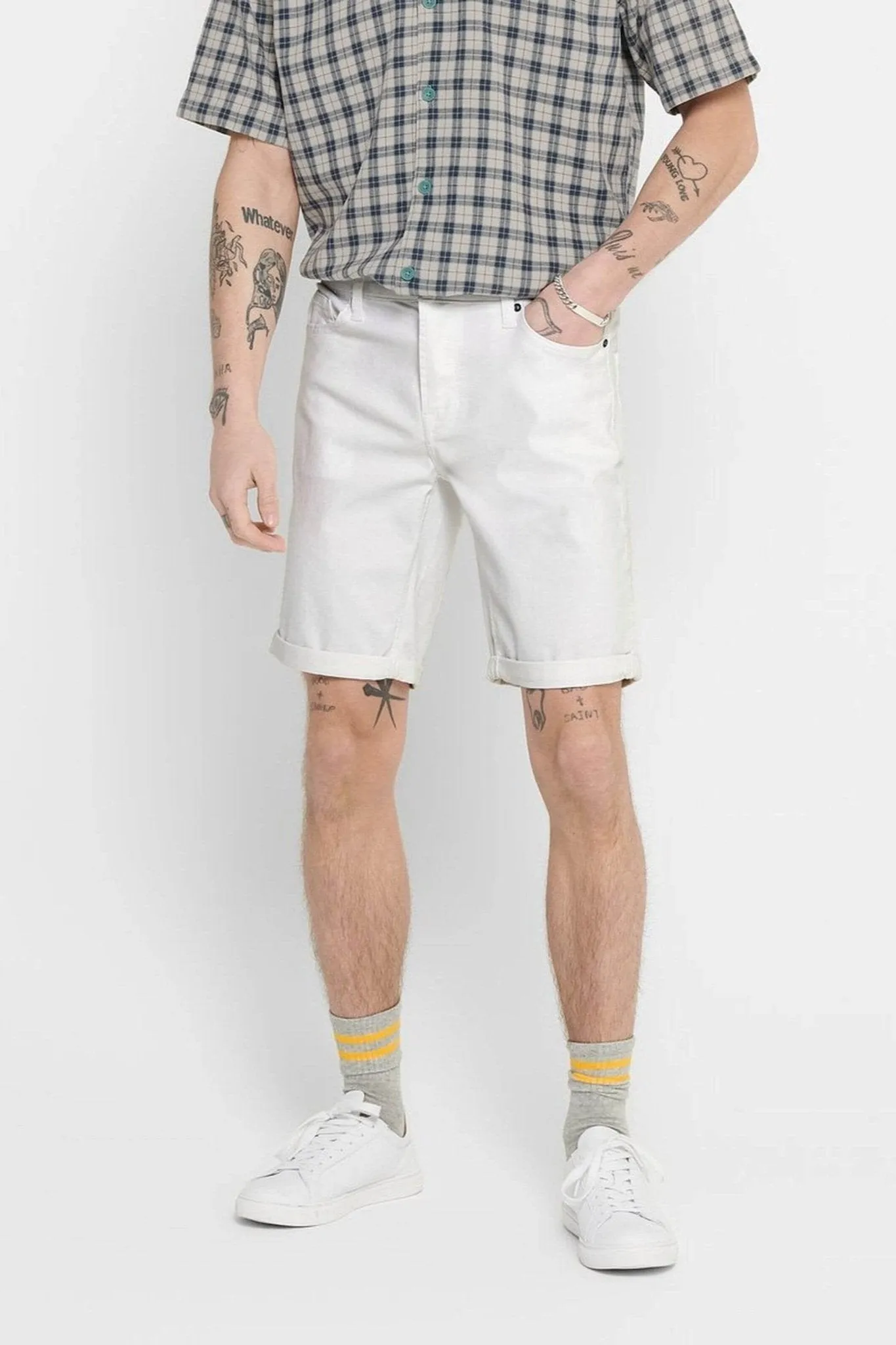 Ply Stretch Shorts - White