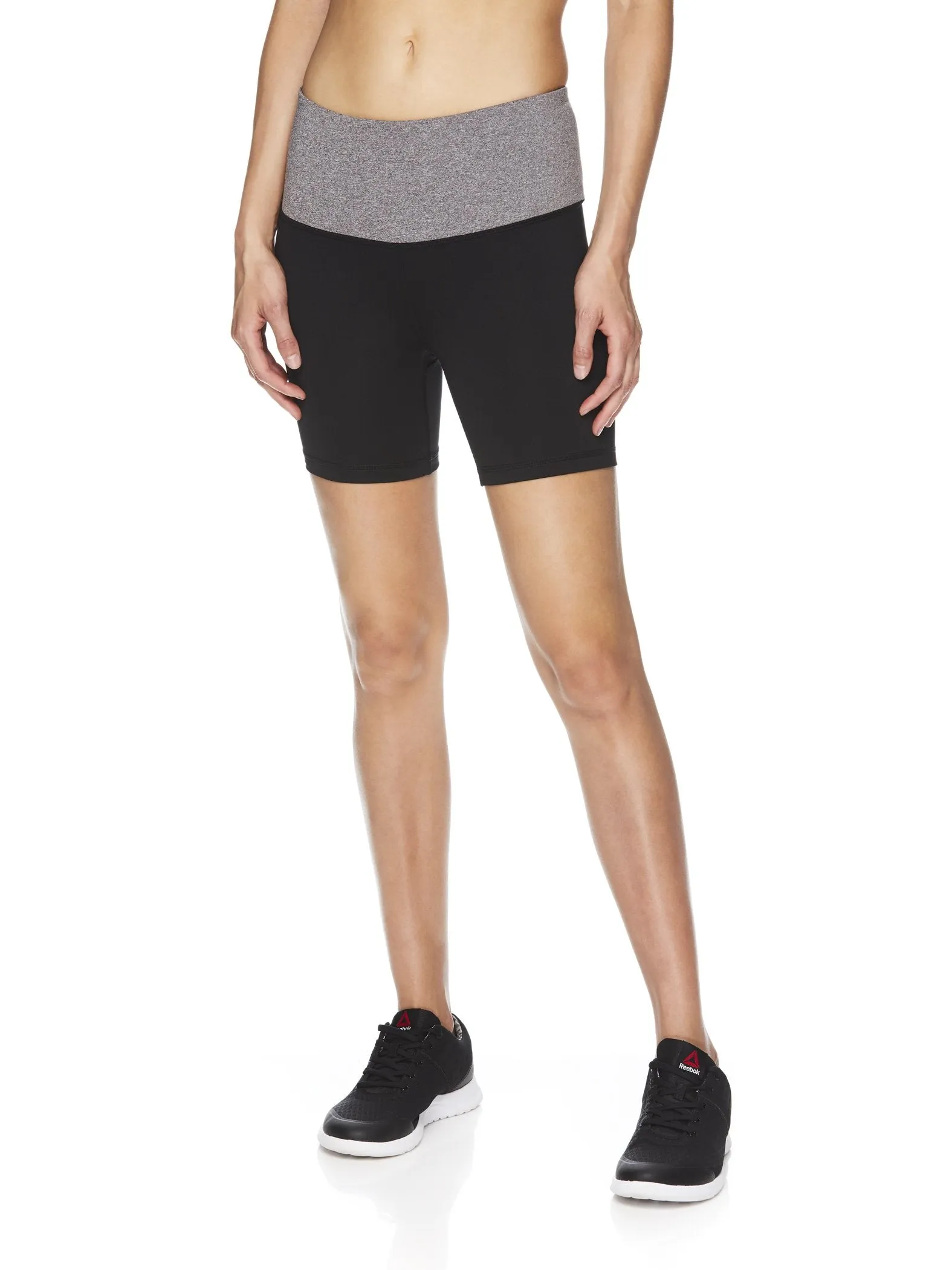 Reebok Women's Uptown High Rise Compression Shorts