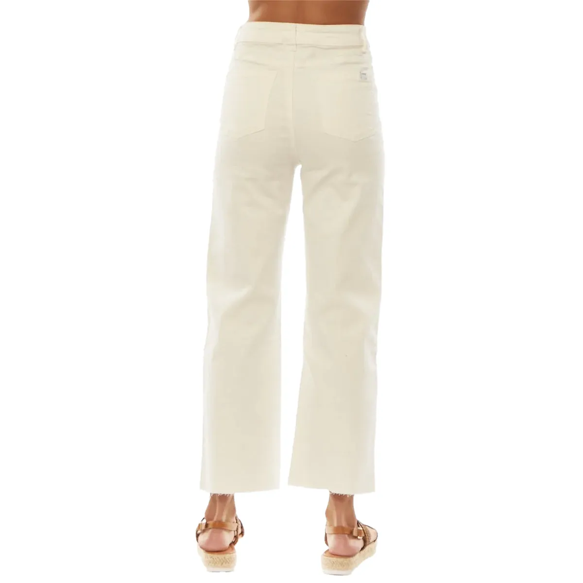 Sisstrevolution Kellyn Cropped Wide Leg Denim Pants