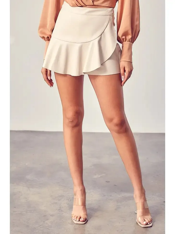 Somebody to Love Ruffle Mini Skort