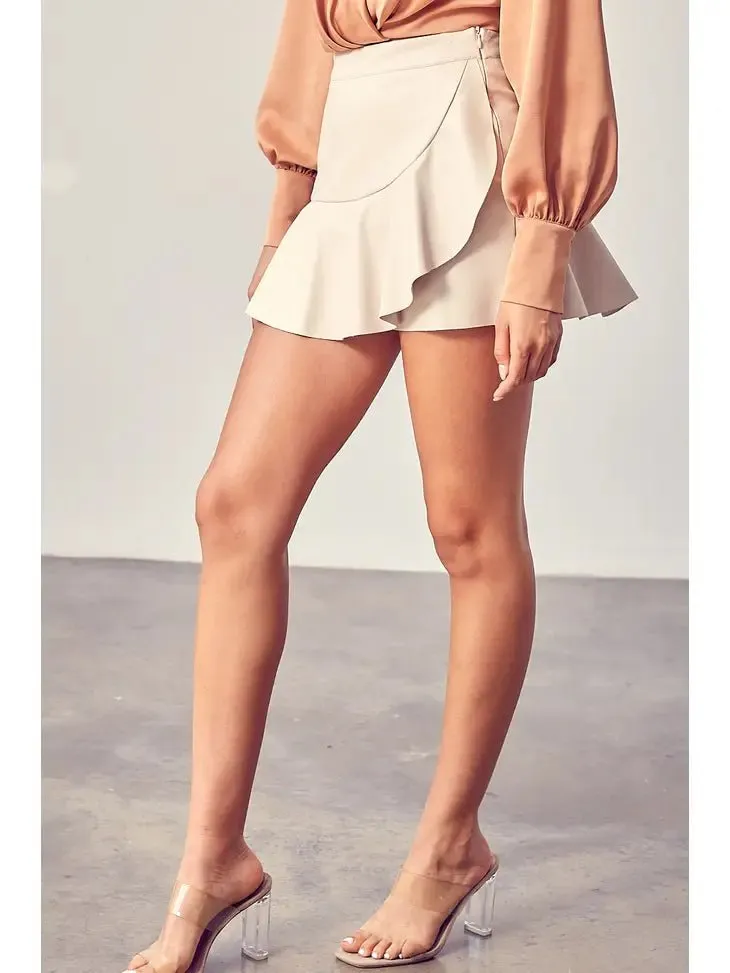 Somebody to Love Ruffle Mini Skort