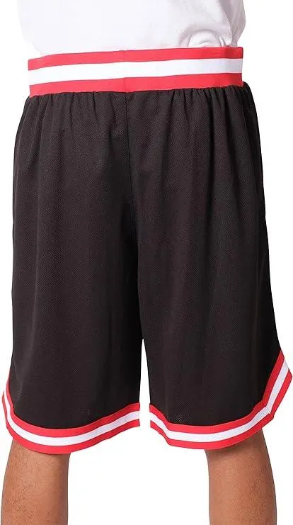 Ultra Game NBA Official Men’s Active Knit Basketball Training Shorts - Unisex, Toronto Raptors, Black|Toronto Raptors