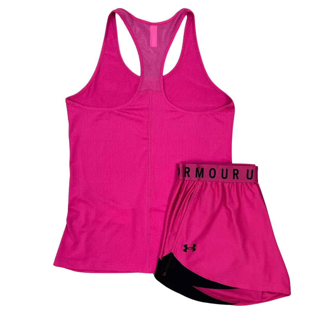 Under Armour Women's Vest Top / Play Up Shorts Set - Pink